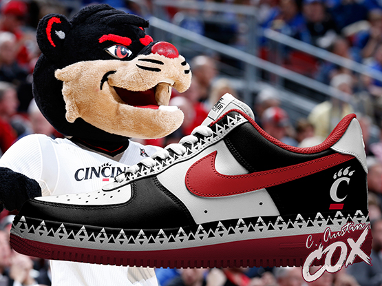 The UC Bearcat loves sneakers, but not ninjas