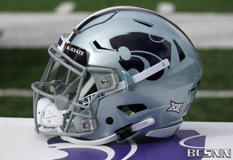 Kansas state hot sale football helmet