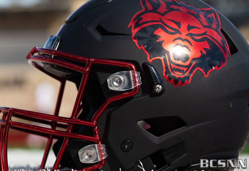 Arkansas state football sales helmet