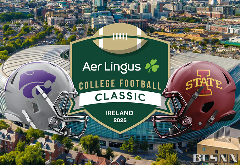 Kickoff Time And TV Details Set For ISU And KSU In The Aer Lingus College Football Classic